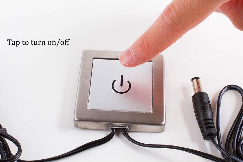 LEDUPDATES Inline Touch Switch, Dimmer, on/Off Switch, Touch Control Dim Switch for LED Light Strip Module Showcase Light add on to 12v 24v Power Supply - Image 4